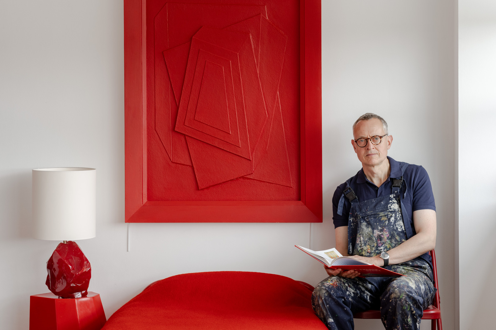 Colour blocks: painter Rob Wyn Yates on the joys of loft living