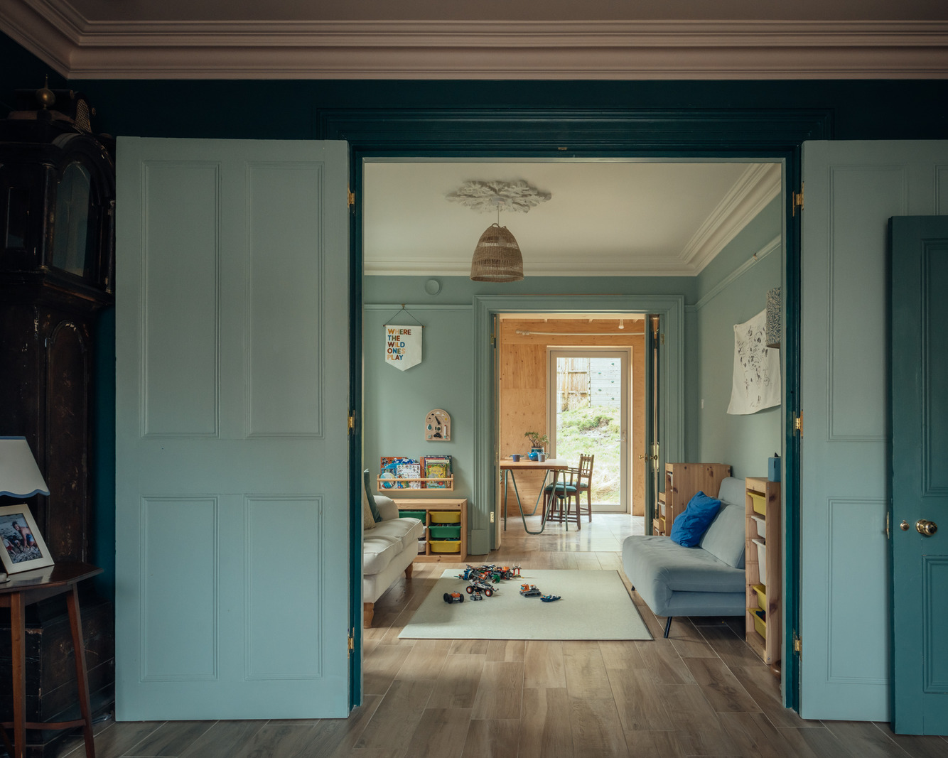 How an ingenious flat-pack system of spruce ply boxes helped transform a dishevelled Victorian villa