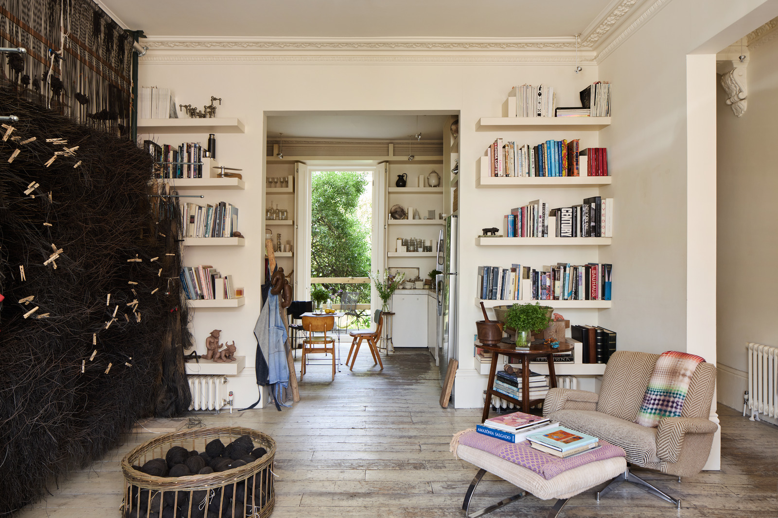 Woven through: a textile artist’s carefully crafted home in Notting Hill